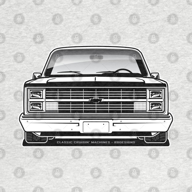 1983-84 Squarebody Chevrolet C10 Blazer Suburban BW by RBDesigns